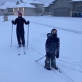 XC Skiing with the kids in the neighborhood2